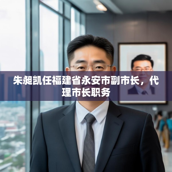 朱昶凯任福建省永安市副市长，代理市长职务