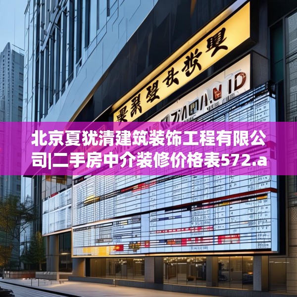 北京夏犹清建筑装饰工程有限公司|二手房中介装修价格表572.a448b449c452fgy.459xczxv