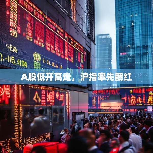 A股低开高走，沪指率先翻红
