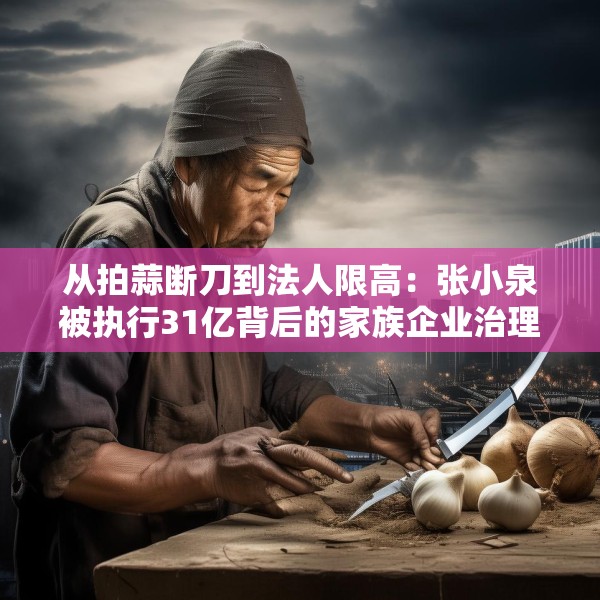 从拍蒜断刀到法人限高：张小泉被执行31亿背后的家族企业治理黑洞