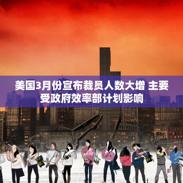 美国3月份宣布裁员人数大增 主要受政府效率部计划影响