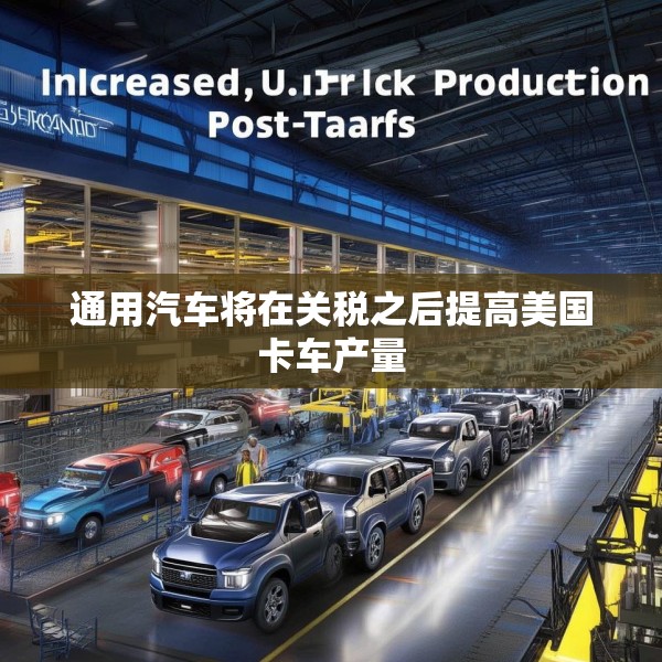 通用汽车将在关税之后提高美国卡车产量