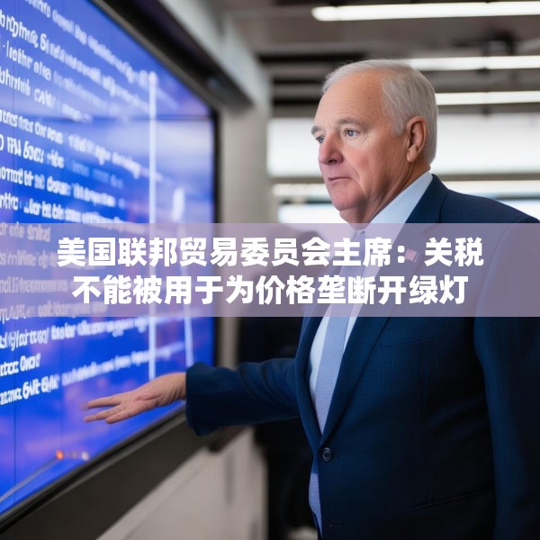 美国联邦贸易委员会主席：关税不能被用于为价格垄断开绿灯
