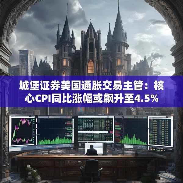 城堡证券美国通胀交易主管：核心CPI同比涨幅或飙升至4.5%