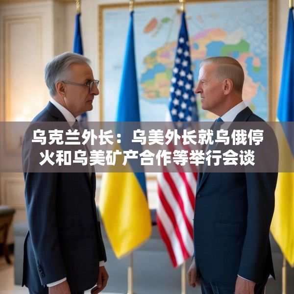 乌克兰外长：乌美外长就乌俄停火和乌美矿产合作等举行会谈