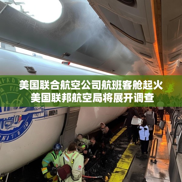美国联合航空公司航班客舱起火 美国联邦航空局将展开调查