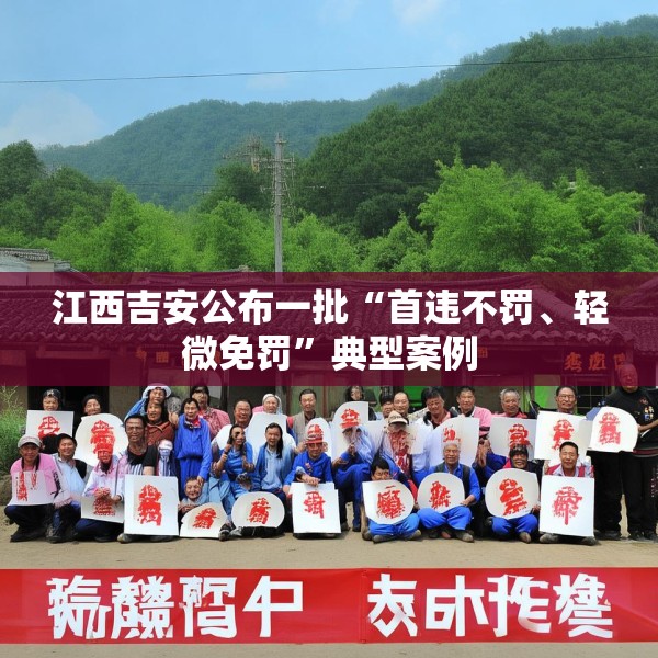江西吉安公布一批“首违不罚、轻微免罚”典型案例