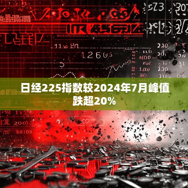 日经225指数较2024年7月峰值跌超20%