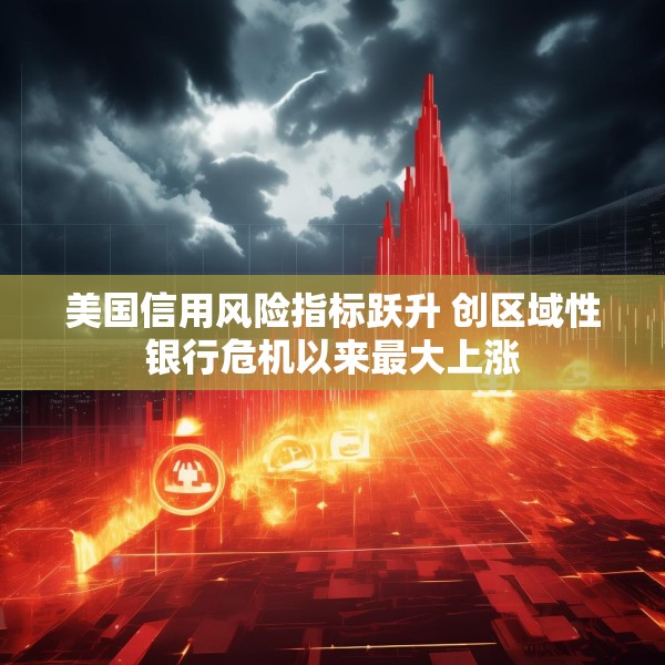 美国信用风险指标跃升 创区域性银行危机以来最大上涨