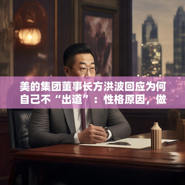 美的集团董事长方洪波回应为何自己不“出道”：性格原因，做企业家IP是耗时间的事