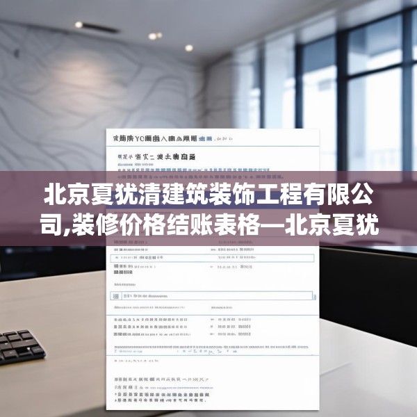 北京夏犹清建筑装饰工程有限公司,装修价格结账表格—北京夏犹清建筑装饰工程有限公司135.a11b12c15fgy.22fghfd