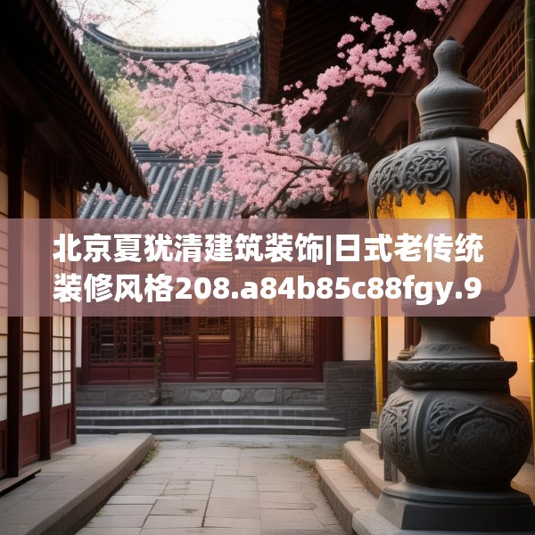 北京夏犹清建筑装饰|日式老传统装修风格208.a84b85c88fgy.95sdA