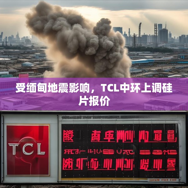 受缅甸地震影响，TCL中环上调硅片报价