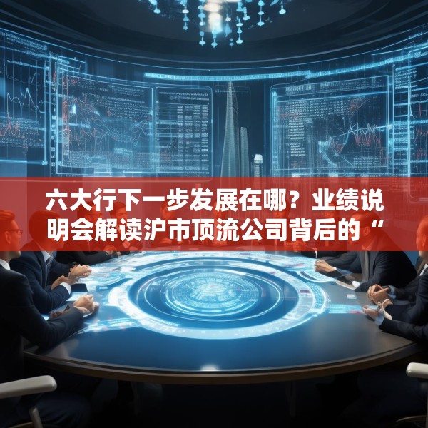 六大行下一步发展在哪？业绩说明会解读沪市顶流公司背后的“硬核”操作