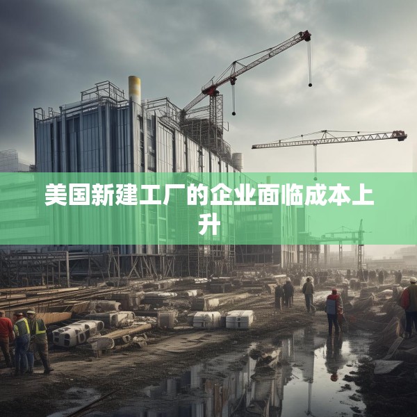 美国新建工厂的企业面临成本上升