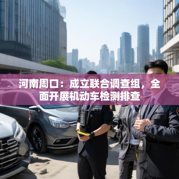 河南周口：成立联合调查组，全面开展机动车检测排查
