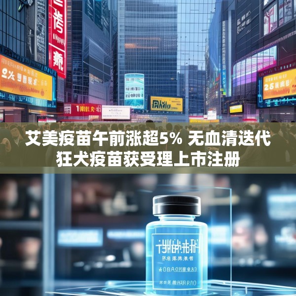 艾美疫苗午前涨超5% 无血清迭代狂犬疫苗获受理上市注册