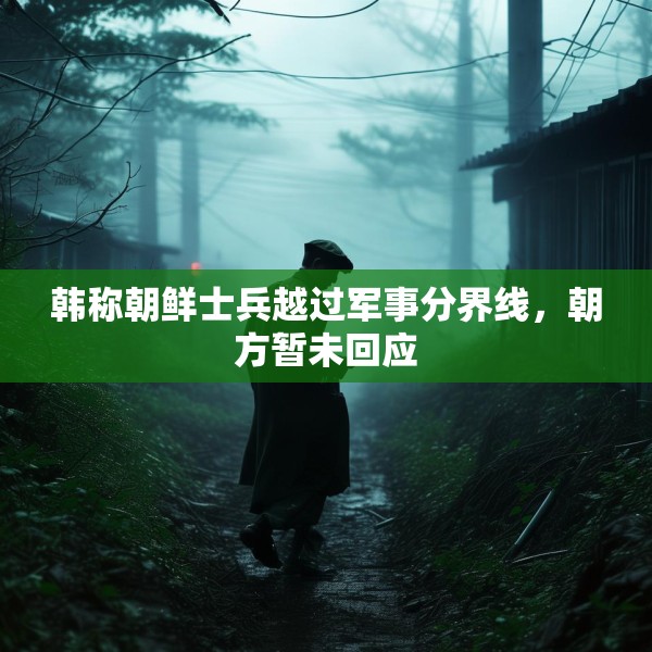 韩称朝鲜士兵越过军事分界线，朝方暂未回应