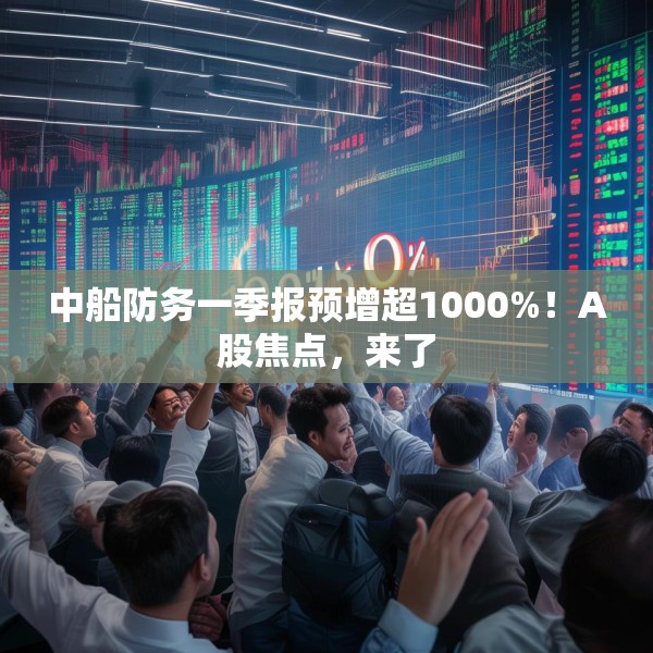 中船防务一季报预增超1000%！A股焦点，来了