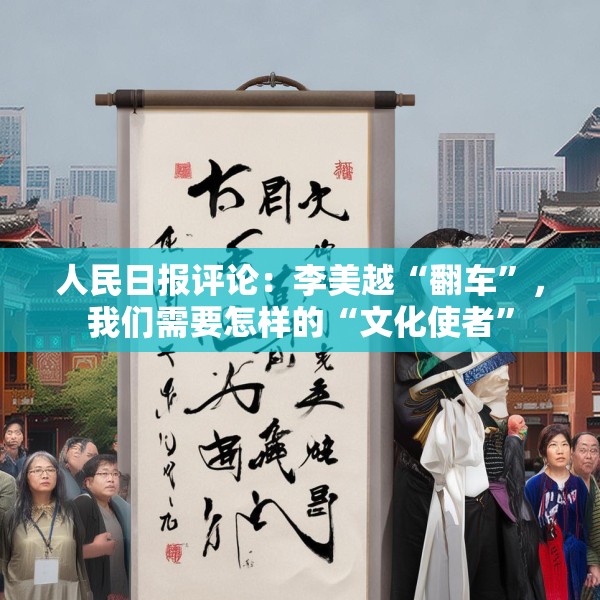 人民日报评论：李美越“翻车”，我们需要怎样的“文化使者”