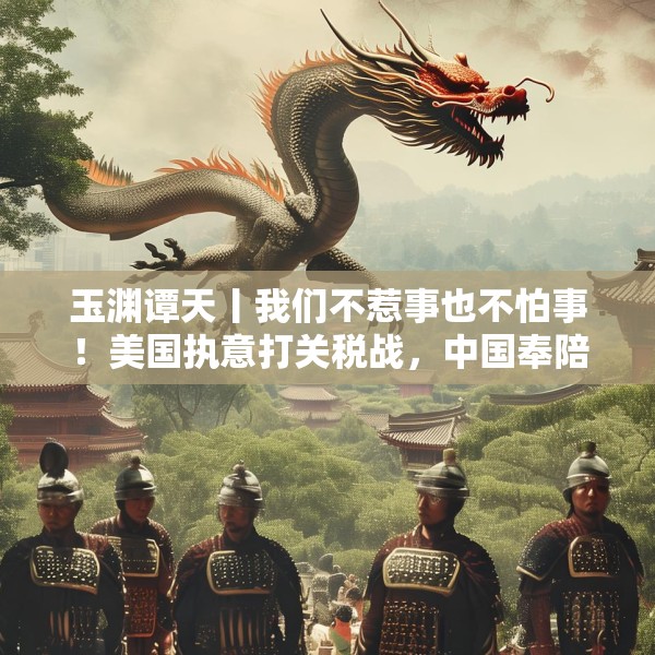 玉渊谭天丨我们不惹事也不怕事！美国执意打关税战，中国奉陪到底