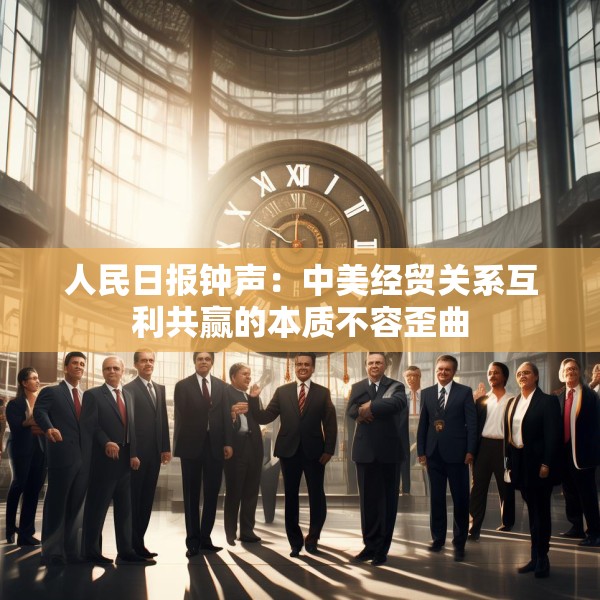 人民日报钟声：中美经贸关系互利共赢的本质不容歪曲