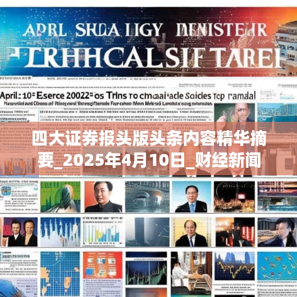 四大证券报头版头条内容精华摘要_2025年4月10日_财经新闻