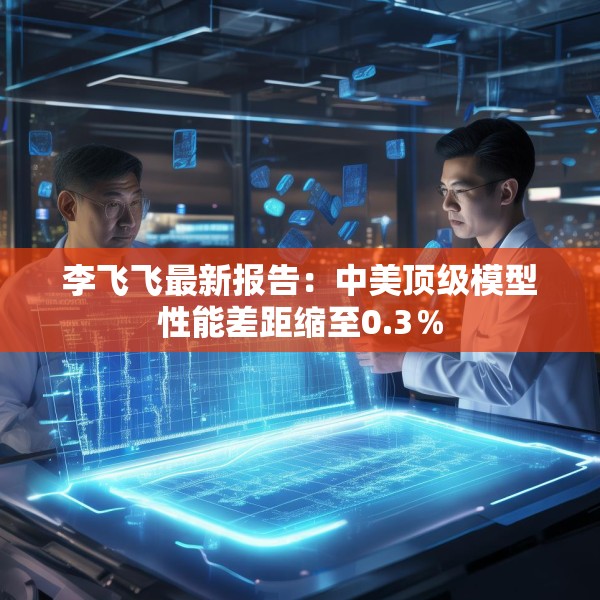 李飞飞最新报告：中美顶级模型性能差距缩至0.3％