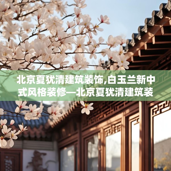 北京夏犹清建筑装饰,白玉兰新中式风格装修—北京夏犹清建筑装饰155.a31b32c35fgy.42cvcx