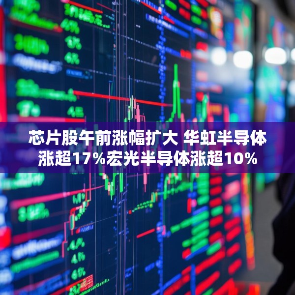 芯片股午前涨幅扩大 华虹半导体涨超17%宏光半导体涨超10%