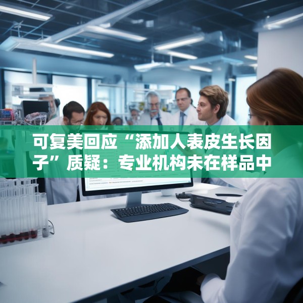 可复美回应“添加人表皮生长因子”质疑：专业机构未在样品中检出相关成分