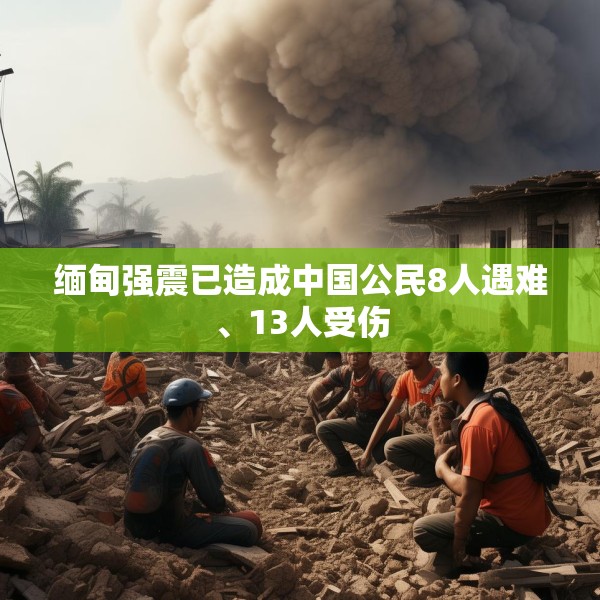 缅甸强震已造成中国公民8人遇难、13人受伤