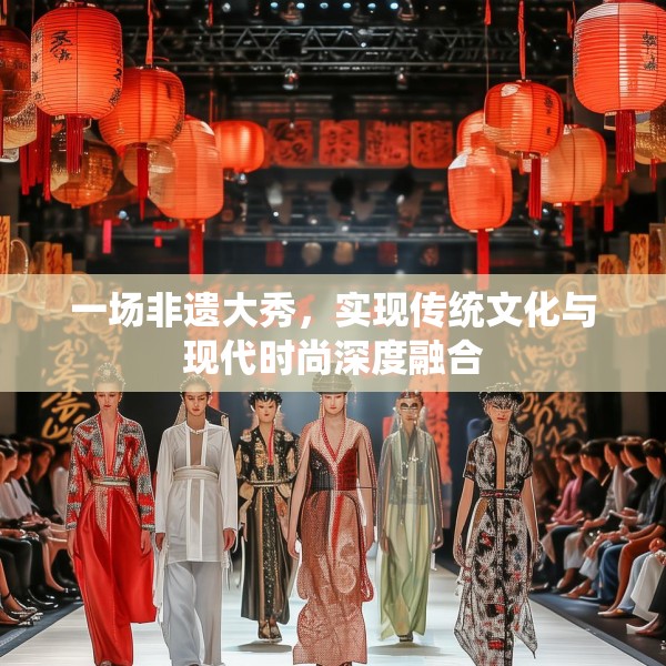 一场非遗大秀，实现传统文化与现代时尚深度融合