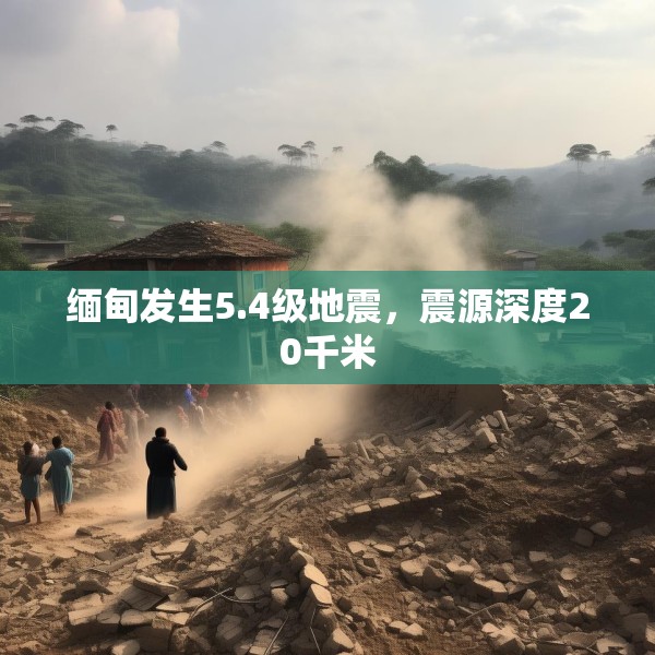 缅甸发生5.4级地震，震源深度20千米