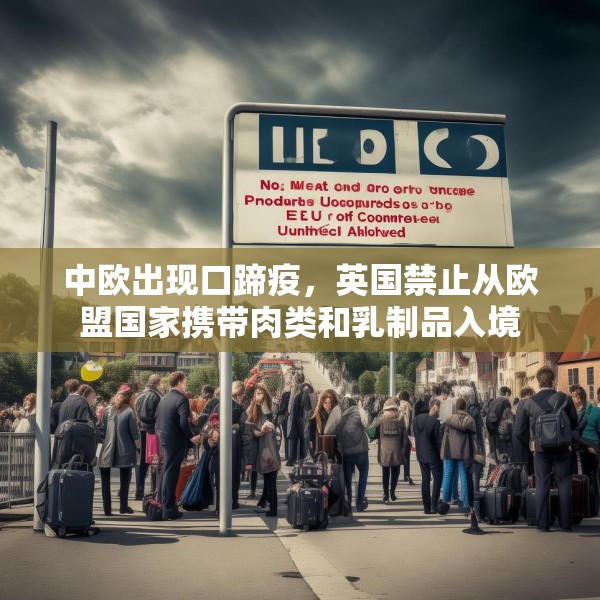 中欧出现口蹄疫，英国禁止从欧盟国家携带肉类和乳制品入境