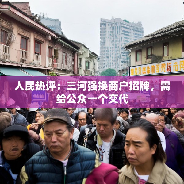 人民热评：三河强换商户招牌，需给公众一个交代