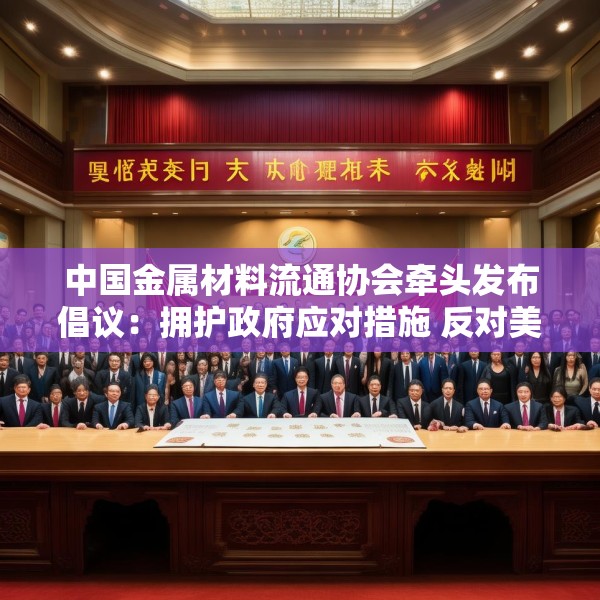中国金属材料流通协会牵头发布倡议：拥护政府应对措施 反对美国贸易霸权