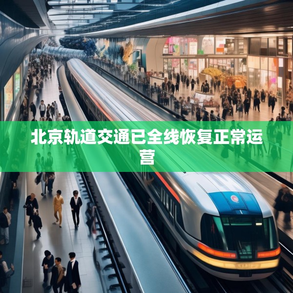 北京轨道交通已全线恢复正常运营
