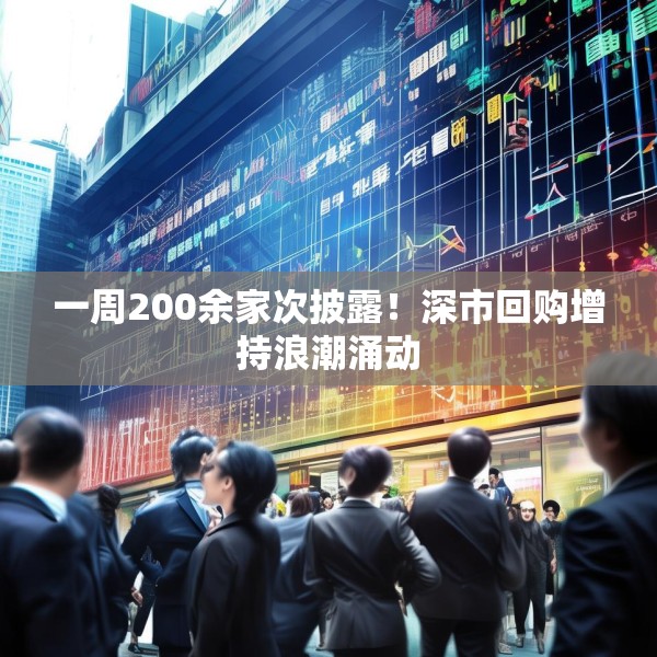 一周200余家次披露！深市回购增持浪潮涌动