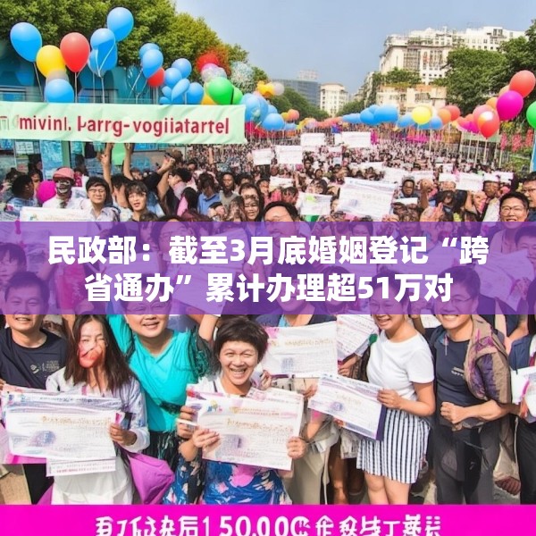 民政部：截至3月底婚姻登记“跨省通办”累计办理超51万对