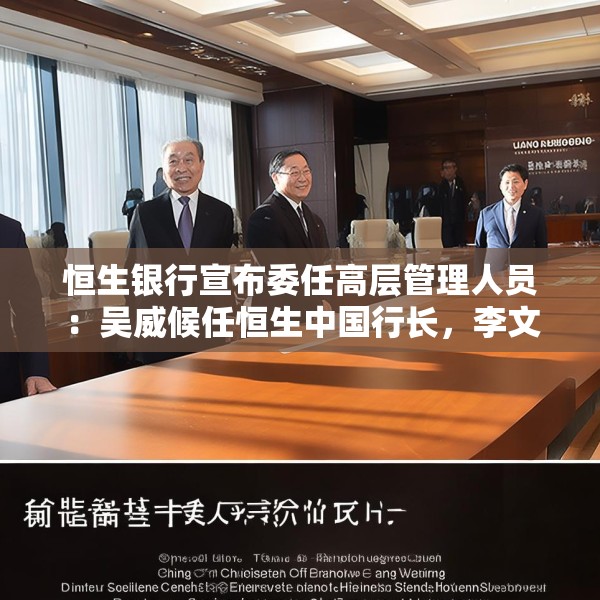 恒生银行宣布委任高层管理人员：吴威候任恒生中国行长，李文龙候任恒生中国副董事长