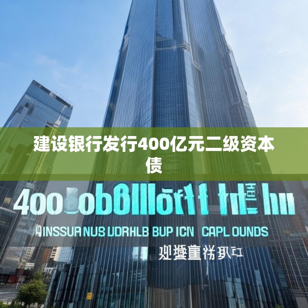 建设银行发行400亿元二级资本债