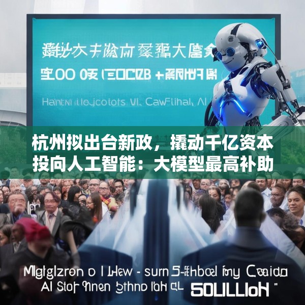 杭州拟出台新政，撬动千亿资本投向人工智能：大模型最高补助5000万