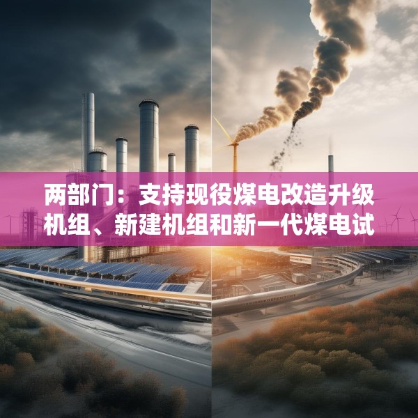 两部门：支持现役煤电改造升级机组、新建机组和新一代煤电试点示范机组与新能源实施联营