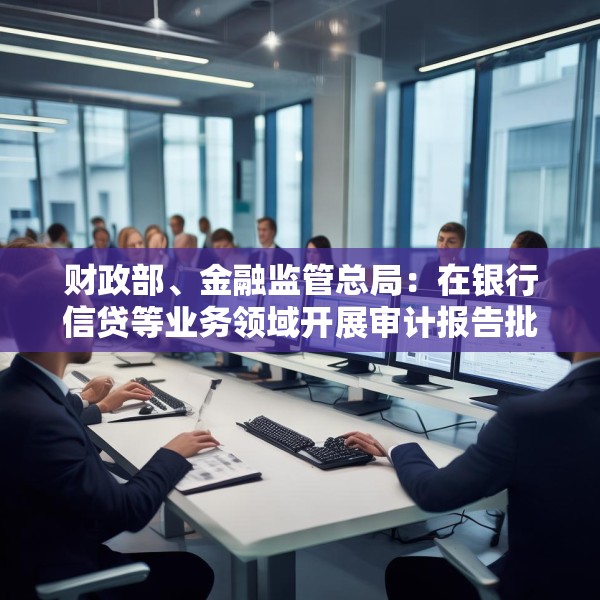 财政部、金融监管总局：在银行信贷等业务领域开展审计报告批量查验试点