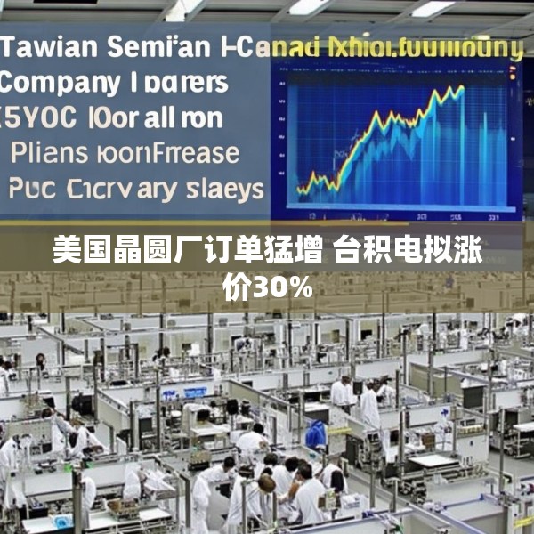 美国晶圆厂订单猛增 台积电拟涨价30%