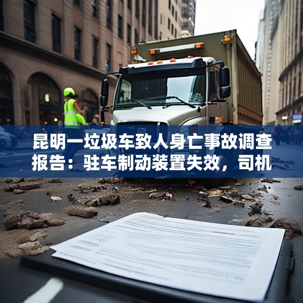 昆明一垃圾车致人身亡事故调查报告：驻车制动装置失效，司机欲阻停被撞