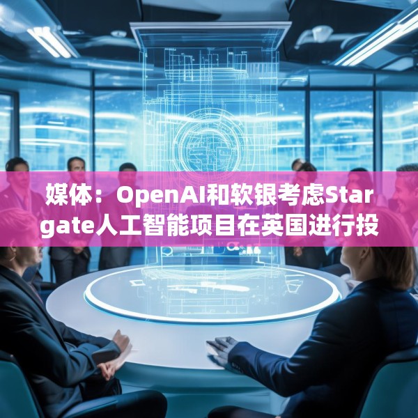 媒体：OpenAI和软银考虑Stargate人工智能项目在英国进行投资