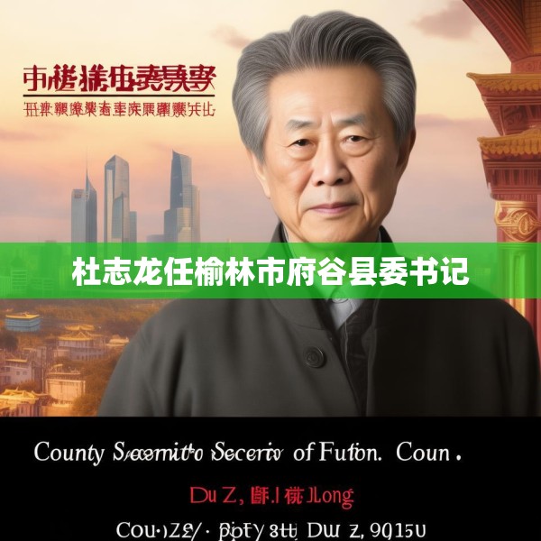 杜志龙任榆林市府谷县委书记