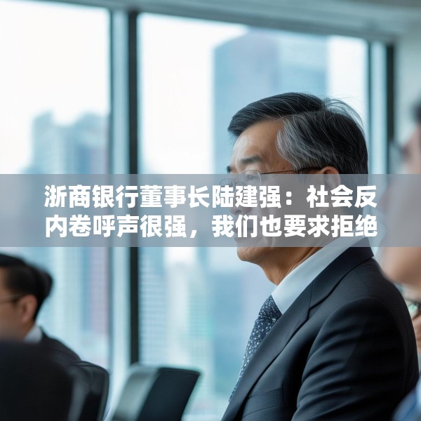 浙商银行董事长陆建强：社会反内卷呼声很强，我们也要求拒绝无效加班